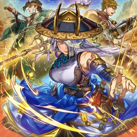 Yu-Gi-Oh! card The Three Champions of Swordsoul
