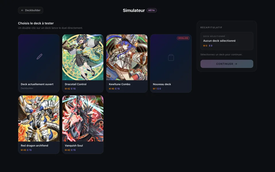 Duel simulator