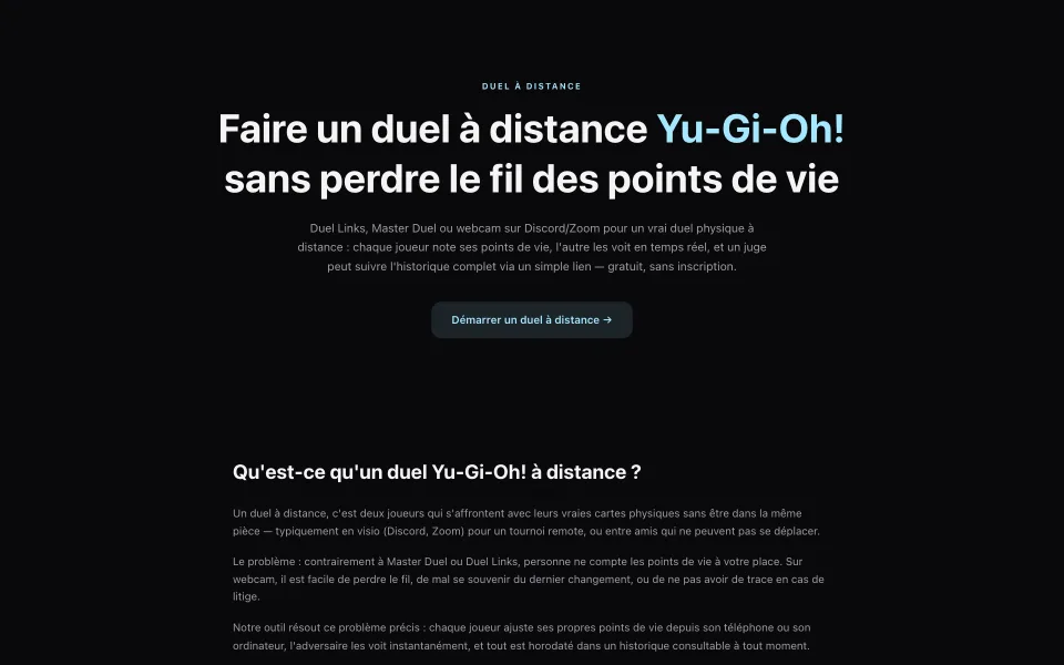 Remote Duel