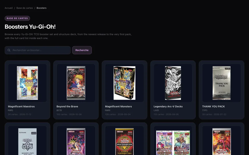Booster Sets